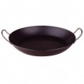 TEGAME IN FERRO PER PAELLA diametro 34 cm, altezza 5 cm